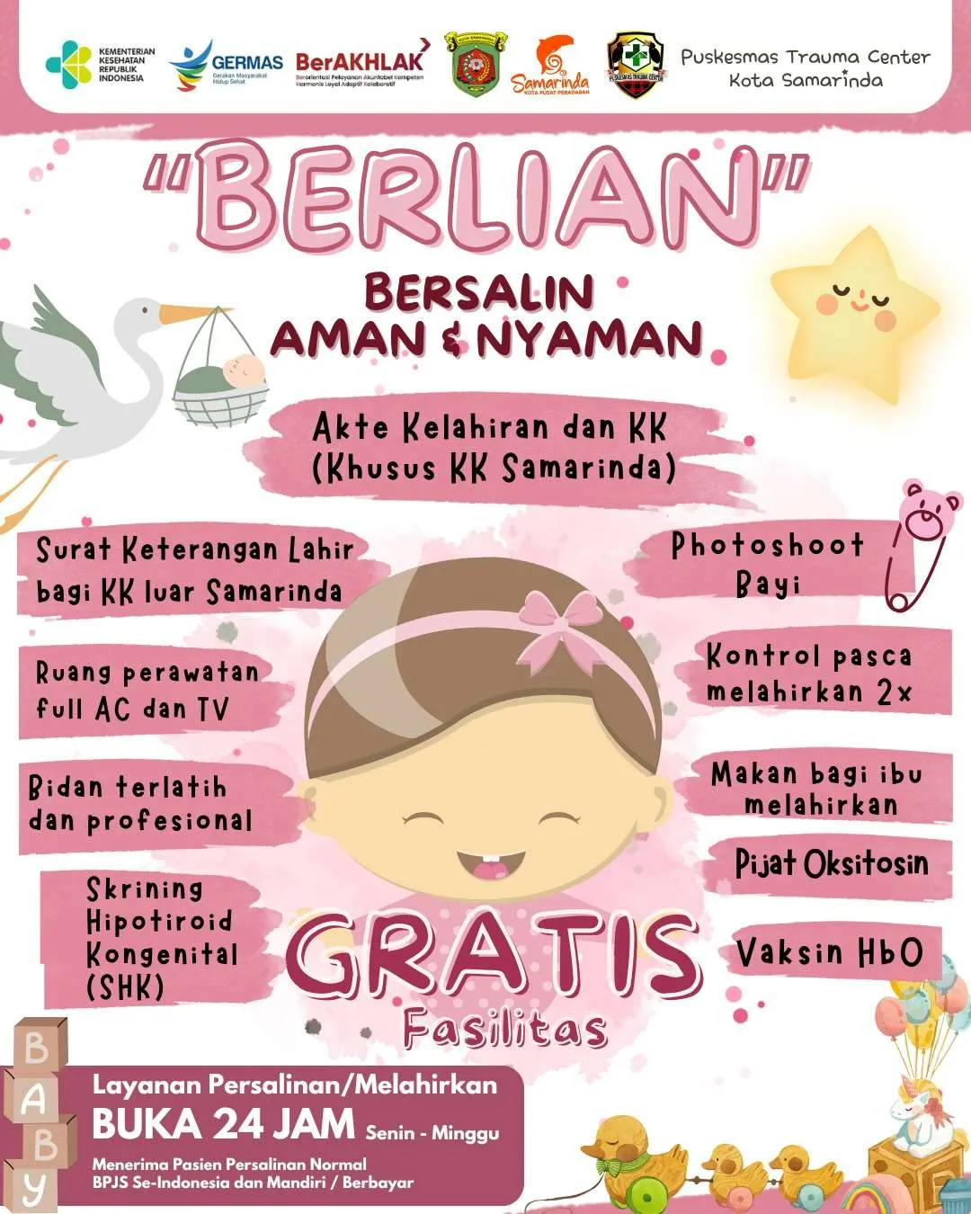 Informasi Bersalin di Puskesmas Trauma Center