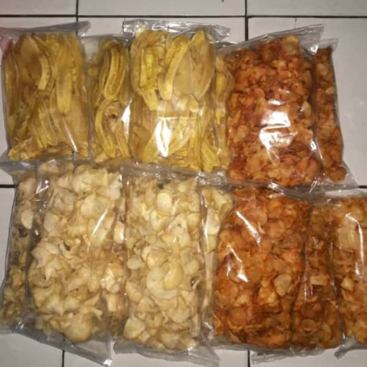 KERIPIK ASIN, PEDAS