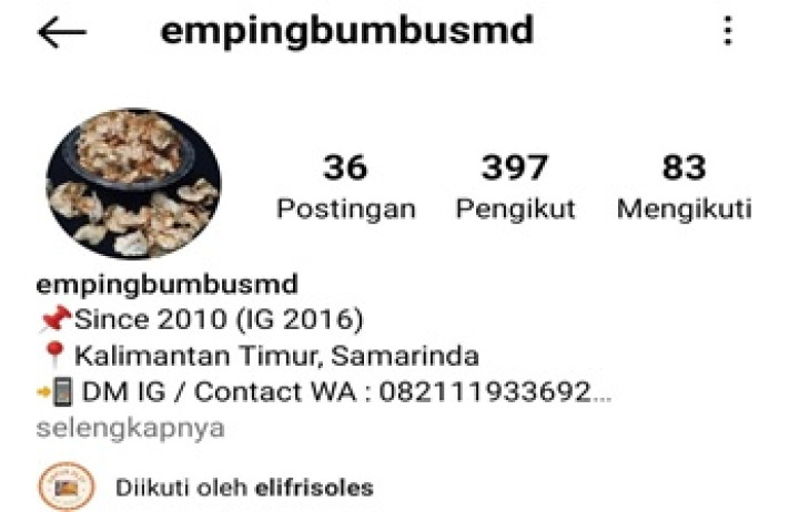 EMPING BUMBU SAMARINDA