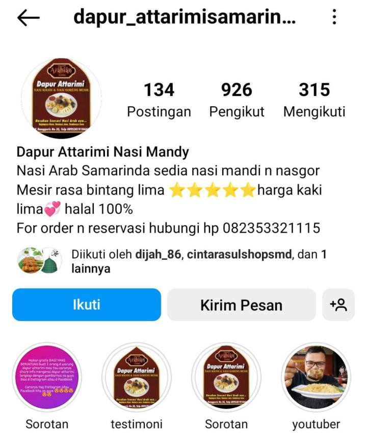 DAPUR AT TARIMI